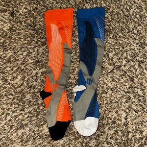 New Men's Compression Socks Breathable Outdoor Sports Compression Socks 2 pair